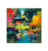 Enchanted Forest Landscape Wrapped Canvas